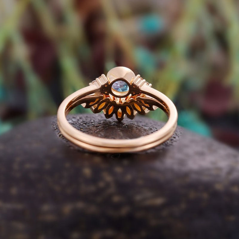 Wholesale New Inlaid Zircon Metal Rings